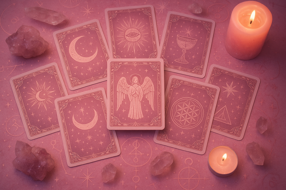 Healing using oracle cards