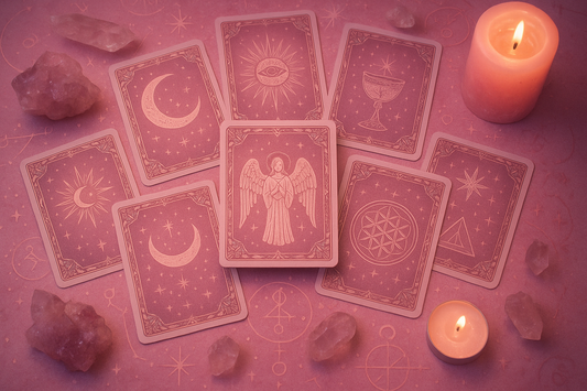 Healing using oracle cards